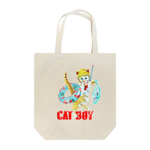 CAT BOY Tote Bag