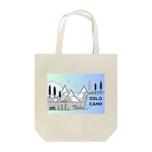 広大なソロキャンプ🏕 Tote Bag