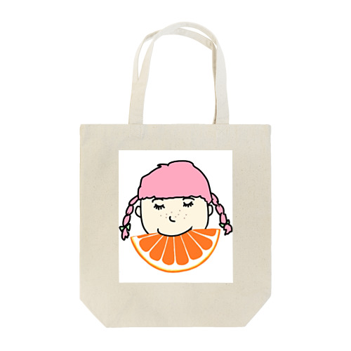 オレンジガール Tote Bag