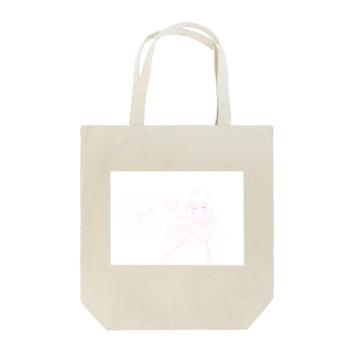 メイドハートガッツピンク Tote Bag