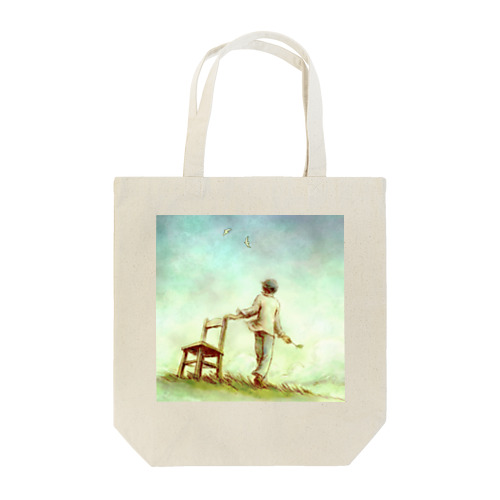 across the sky Tote Bag