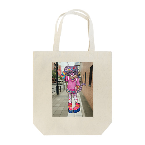 デコラホワイトタイガーちゃん Tote Bag