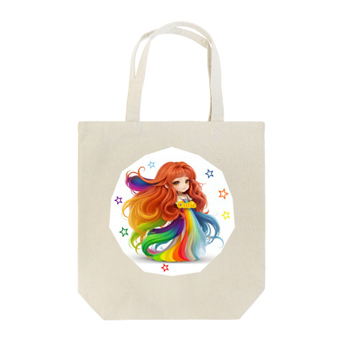 Rainbow Hair Cutie Tote Bag