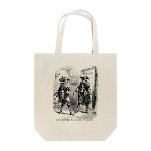 大デュマ『三銃士』初版本(1844年）よりダルタニヤンとロシュフォール伯爵 Tote Bag