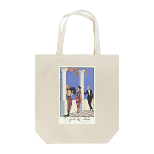 ジョルジュ・バルビエ『ファルバラ・エ・ファンフルリュシュ』より《ショールの味わい》 Tote Bag