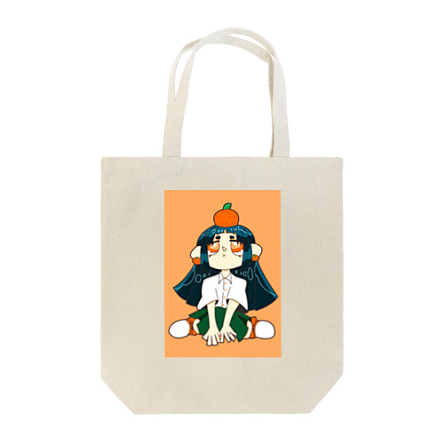 【装飾アイテム】みかん少女トートバック Tote Bag