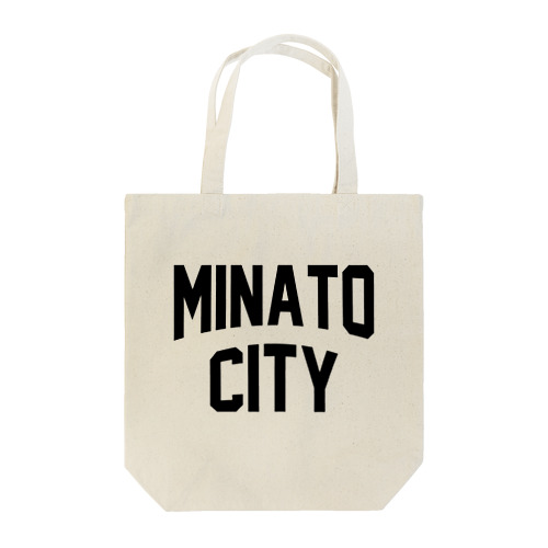 港区 MINATO CITY ロゴブラック Tote Bag