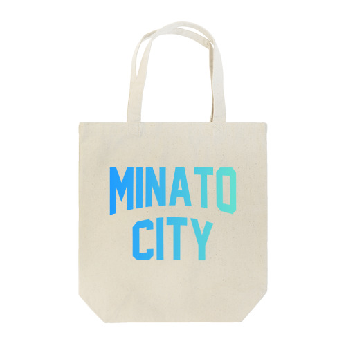 港区 MINATO CITY ロゴブルー Tote Bag