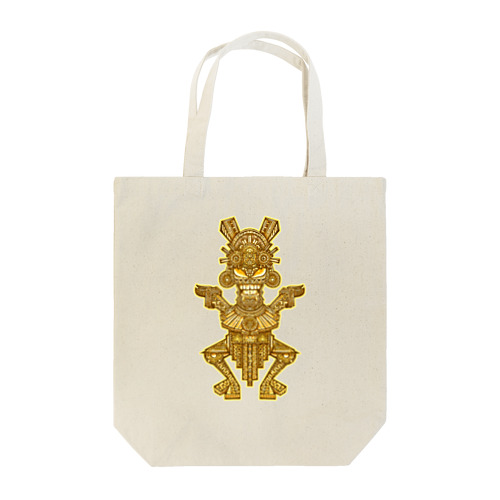 Golden Alpaca Tote Bag