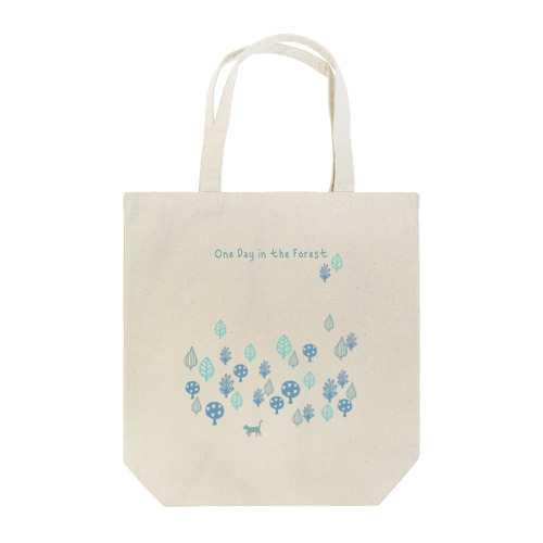 或る日の森(ブルー系) Tote Bag