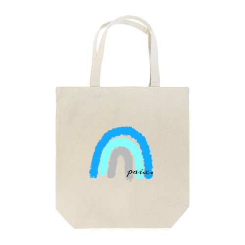 blue2_Rainbow Tote Bag