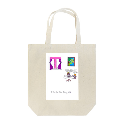 T is for Tea Party お茶会 Tote Bag
