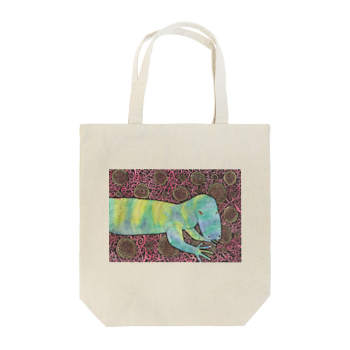 ハナブトオオトカゲ Tote Bag