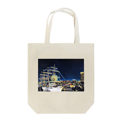 色鉛筆で描いた日本丸 Tote Bag