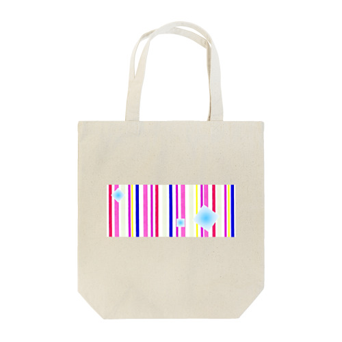 ストライプ＋□ Tote Bag