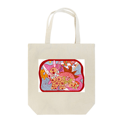 ウサギとイルカ Tote Bag