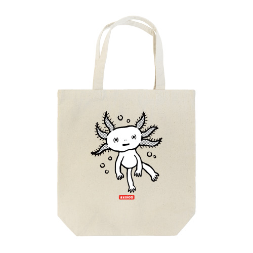 おとぼけ顔のウパさん_モノクロver Tote Bag