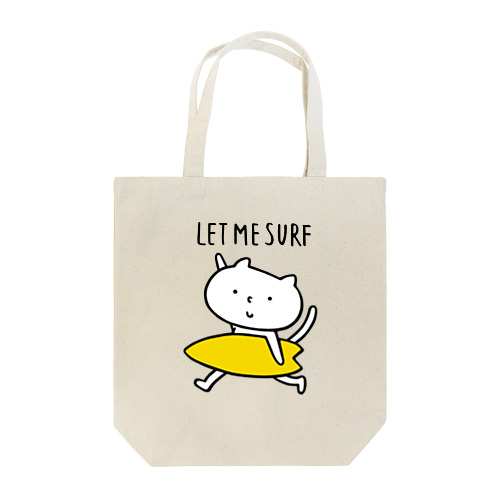 naomao nikki LET ME  SURF Tote Bag