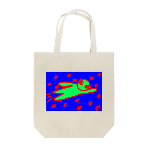 宇宙人、空を飛ぶ Tote Bag