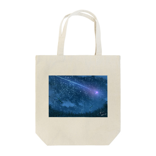 桃色の流れ星 Tote Bag