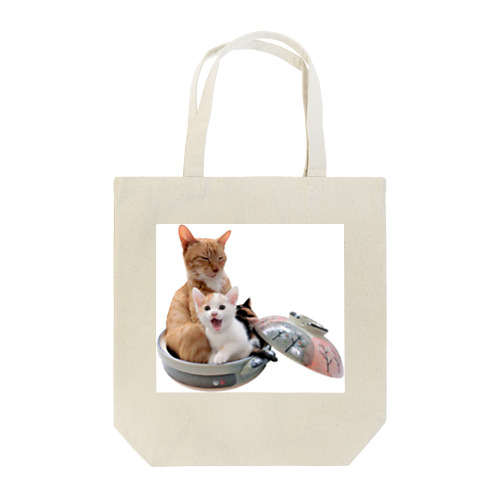 猫なべコトコト Tote Bag