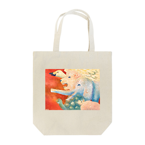 動物たちの行進 Tote Bag