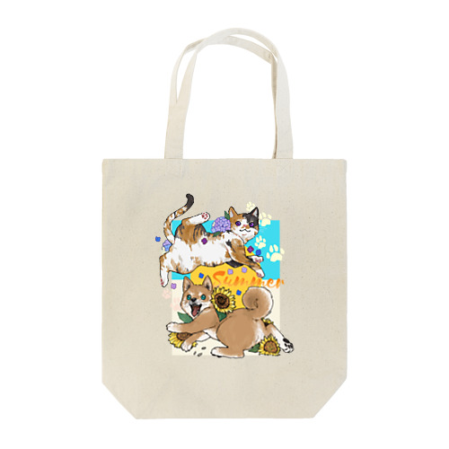 三毛猫・柴犬Summer Tote Bag