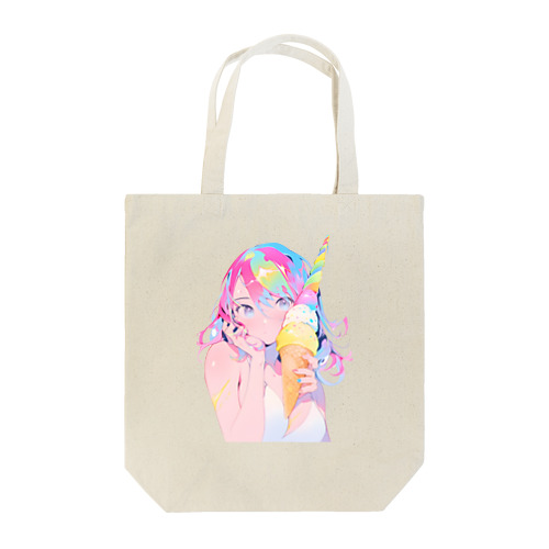 暑い夏はアイスだ004 Tote Bag