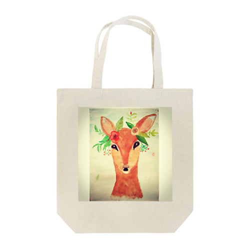 Gazelle watercolor painting design. Tote Bag