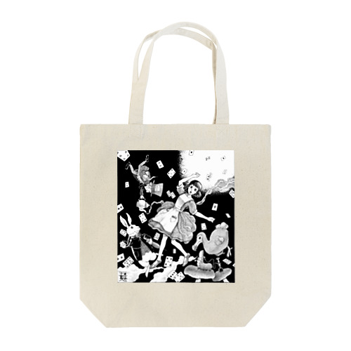 アリス草子ちゃん（白黒） Tote Bag