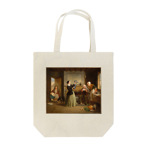 The New Bonnet / Francis William Edmonds  / 1858 / フランシス・ウィリアム・エドモンズ  Tote Bag