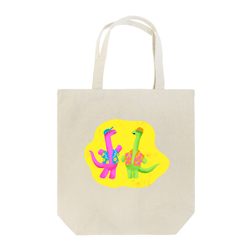 夏サウルスたち Tote Bag