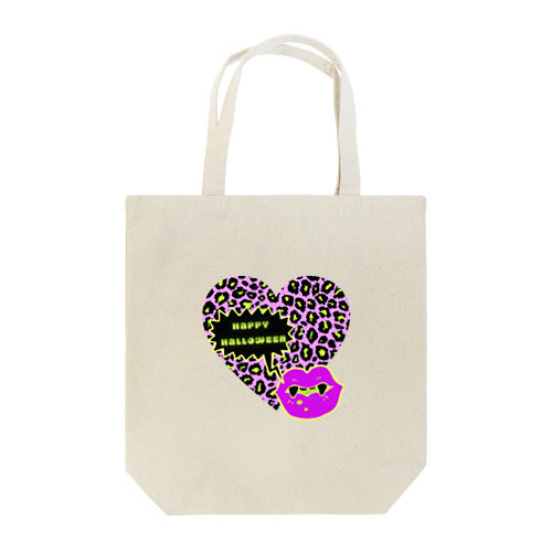 Happy Halloween Lips Tote Bag