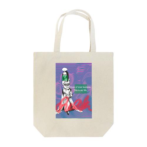 none of your business コラージュアイテム Tote Bag