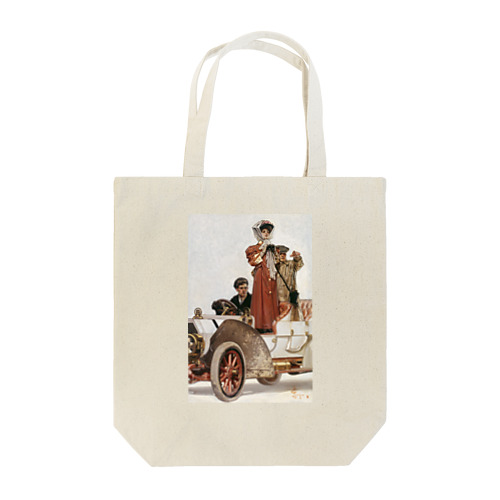 J・C・ライエンデッカー《貴婦人と自動車》 Tote Bag