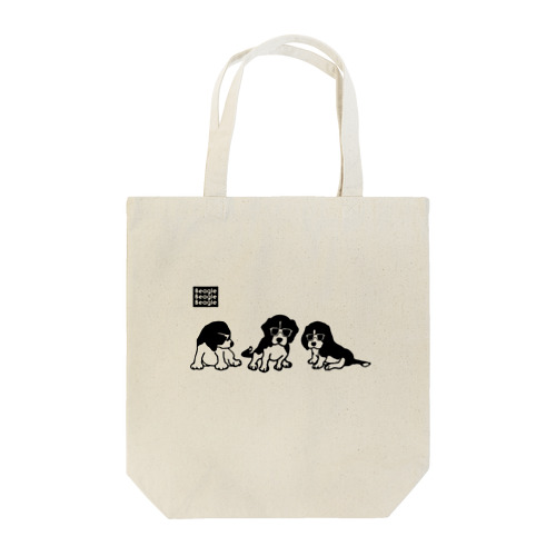 三匹のビーグル Tote Bag