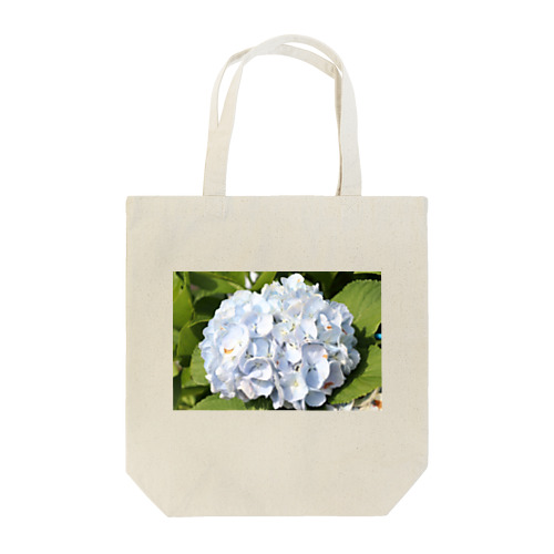 梅雨の白い紫陽花(あじさい） Tote Bag