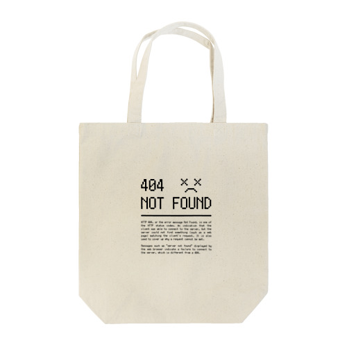 404 not found DOT Tote Bag