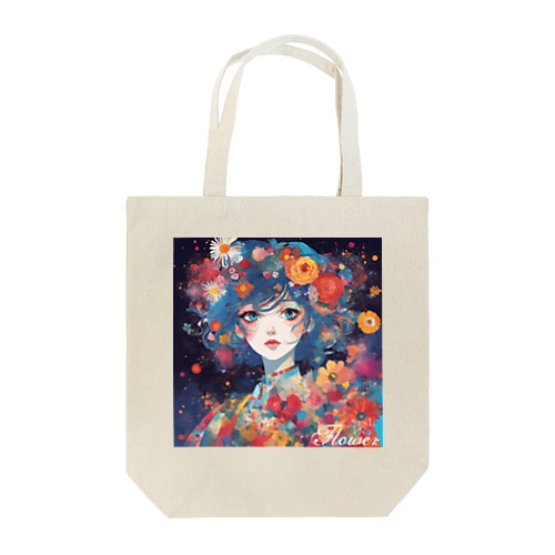 Flower Girl Tote Bag