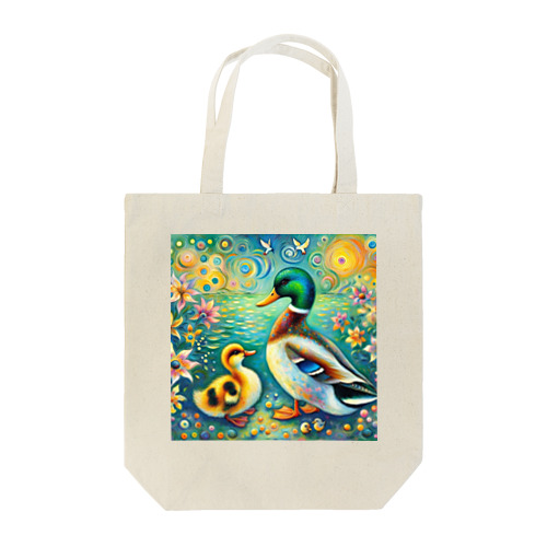 カルガモファミリー🦆🩷 Tote Bag