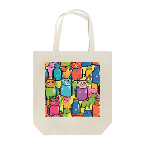 ポップな猫 Tote Bag