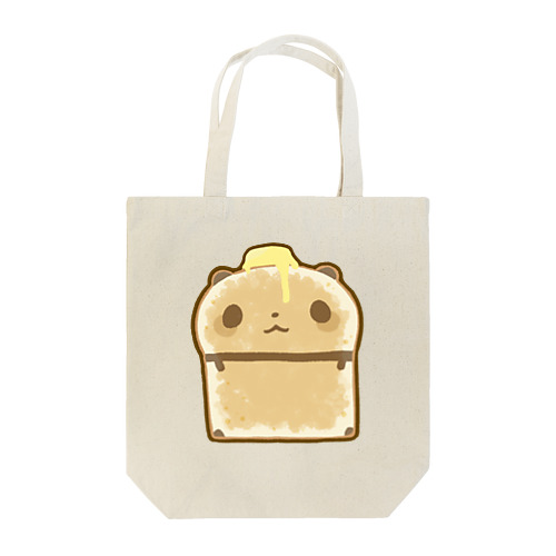 こんがりパンダパン【バターのせ】 Tote Bag