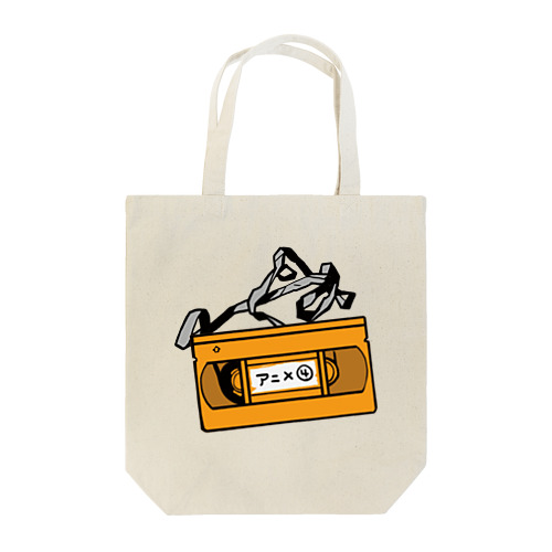 VHSテープ〜録画アニメ④ Tote Bag