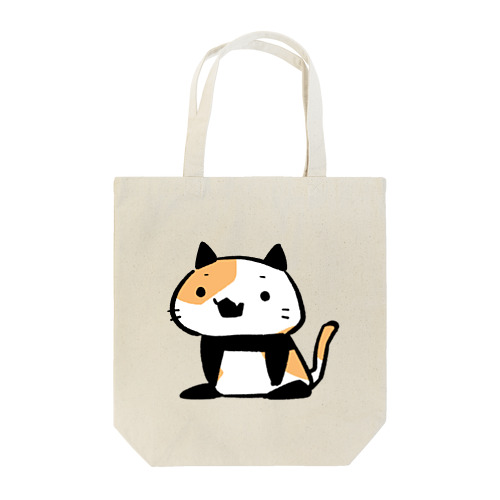 パンダ風味の三毛猫 Tote Bag