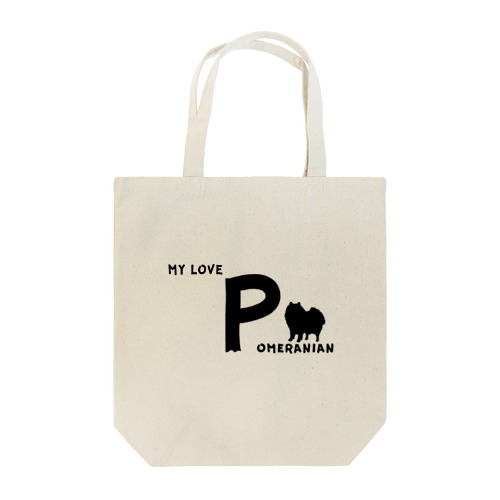 MY LOVE POMERANIAN（ポメラニアン） Tote Bag