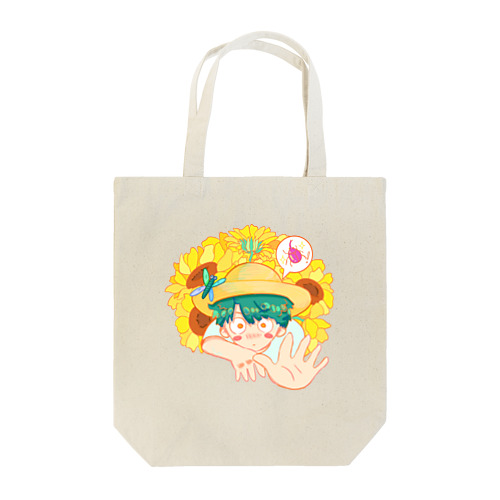 夏のカブトムシ狩り Tote Bag