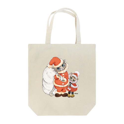 兄妹サンタにゃんこ(クリスマス限定） Tote Bag