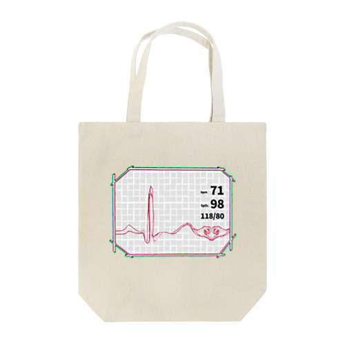 心電図 Tote Bag