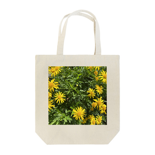 黄色の花 トートバッグ