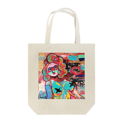 18禁バージョンドラァグクイーンキャット Tote Bag